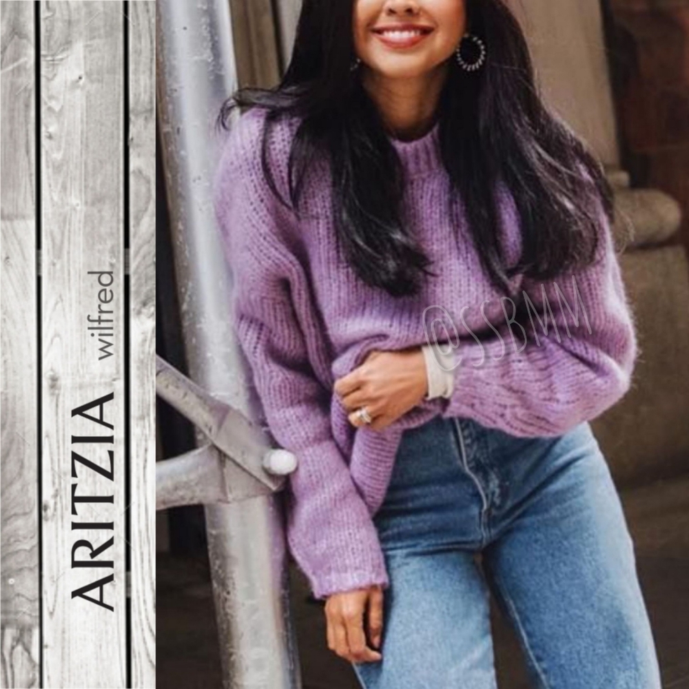 $168 💜 Aritzia Thierry Sweater French Lavender